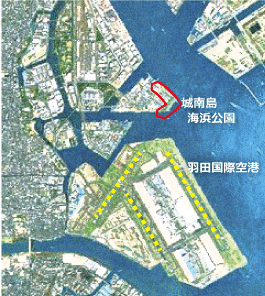城南島海浜公園の周辺地図