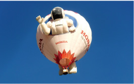 ASIMO気球画像