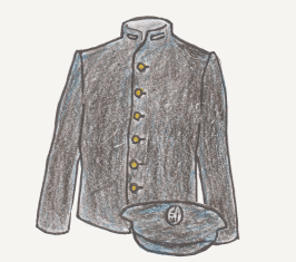 成田闘争のイラスト