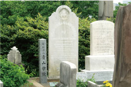 横浜外国人墓地の様子