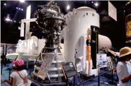 JAXA筑波宇宙センターの様子