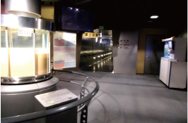 防災館の内部の画像