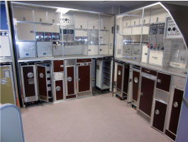 旅客機の準備室