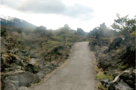 鬼押出し園の遊歩道