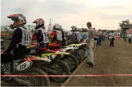 モトクロス大会の様子