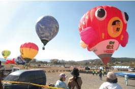 熱気球大会の様子